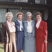Lammers Girls - January 1989  Bertha, Lucille, Lydella, and Mary Lou in January 1989