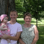 DSCN1011  Claire Hoyt, Christine (Hoyt) Schroeder, and Edna Hoyt