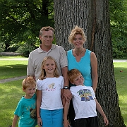 DSCN1021  Ed and Angie (Schwanzl) Schweickert with Kevin, Megan, Daniel