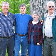 IMG 1724  Tom Hoyt, Jim Hoyt, Ruth (Hoyt) Schroeder, and Ron Hoyt