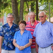 IMG 7838-29  Jim Hoyt, Ruth (Hoyt) Schroeder, Tom Hoyt, and Ron Hoyt