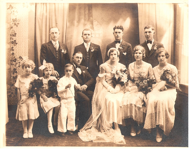Leo and Lucille Burkhart Wedding