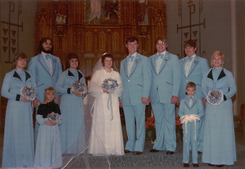 Tom and Edna Hoyt Wedding