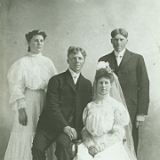 Albert and Amelia Lammers Wedding  Albert and Amelia (Kruse) Lammers Wedding May 16, 1906